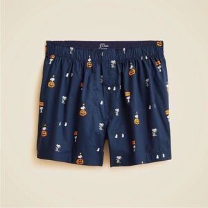 J crew Printed boxers in cotton snoopy Halloween